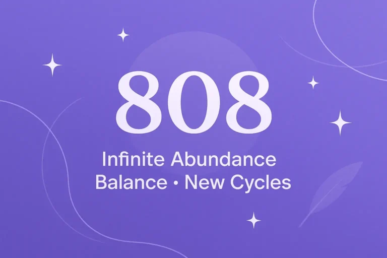 808 Number Meaning: A Powerful Sign of Renewal