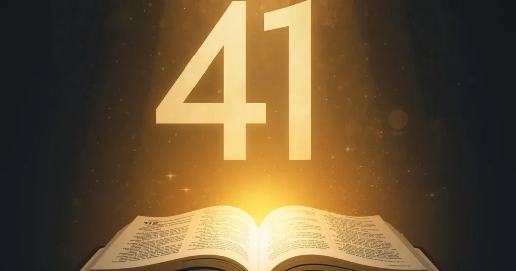 Number 41 Meaning in the Bible: A Hidden Message